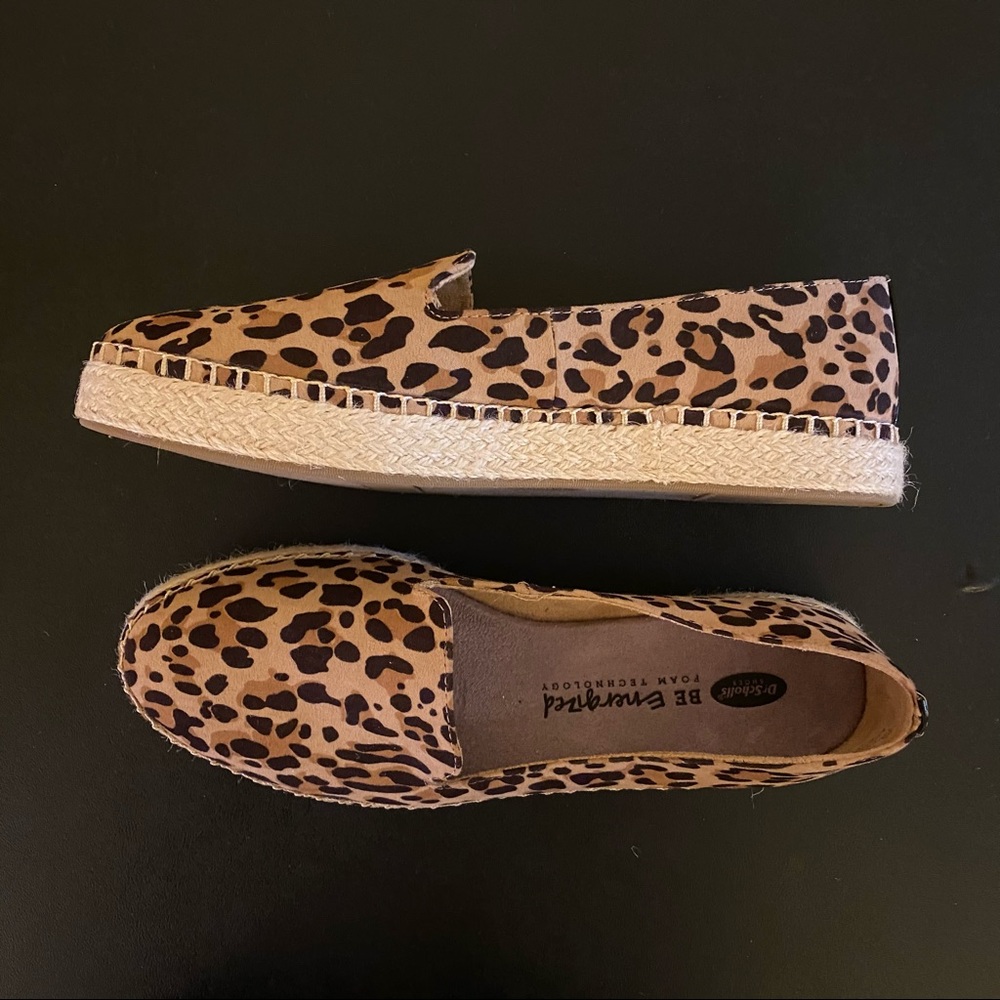 Dr.Scholl’s  leopard print espadrilles